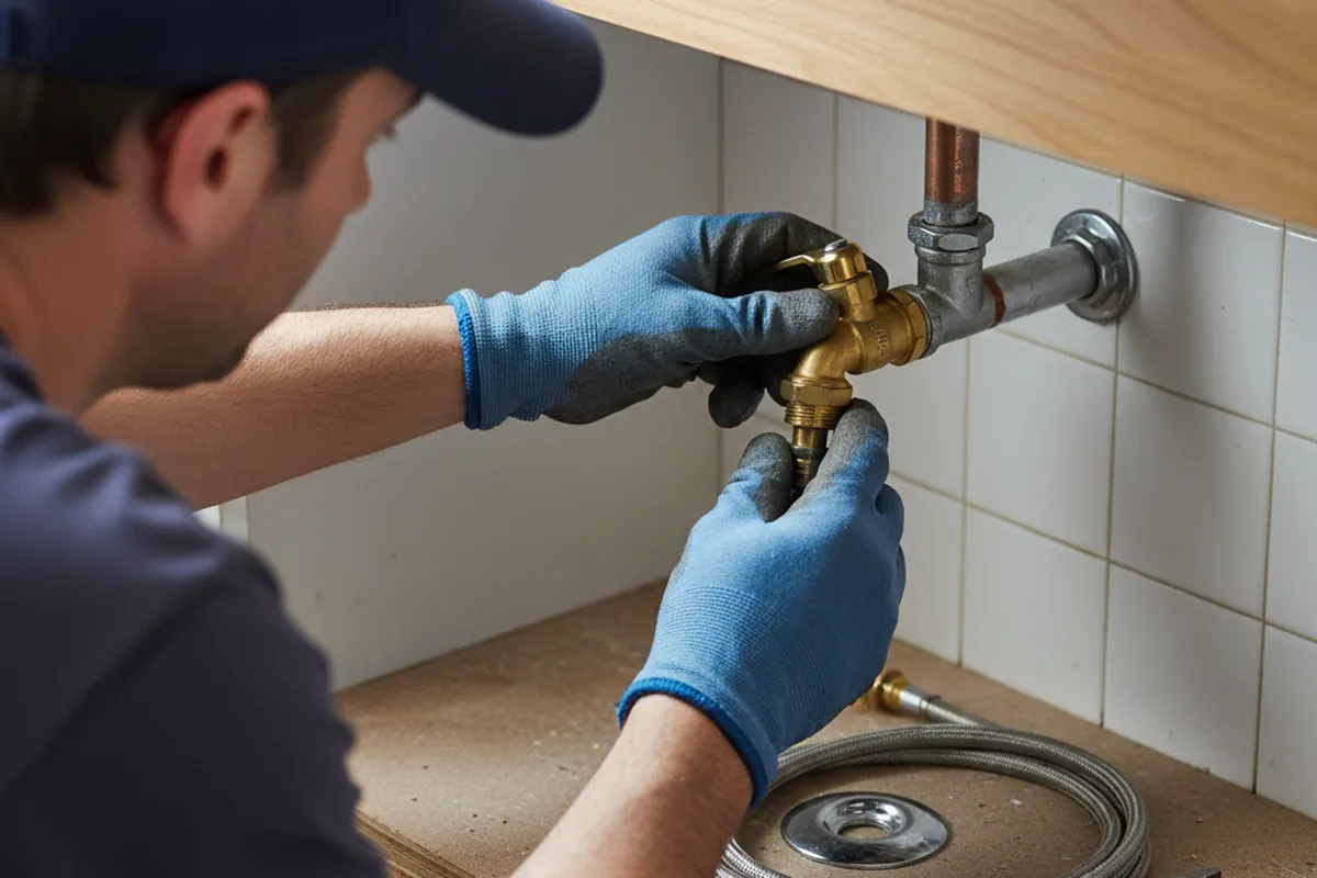 Shutoff valve and fitting work during Repiping in Sulphur